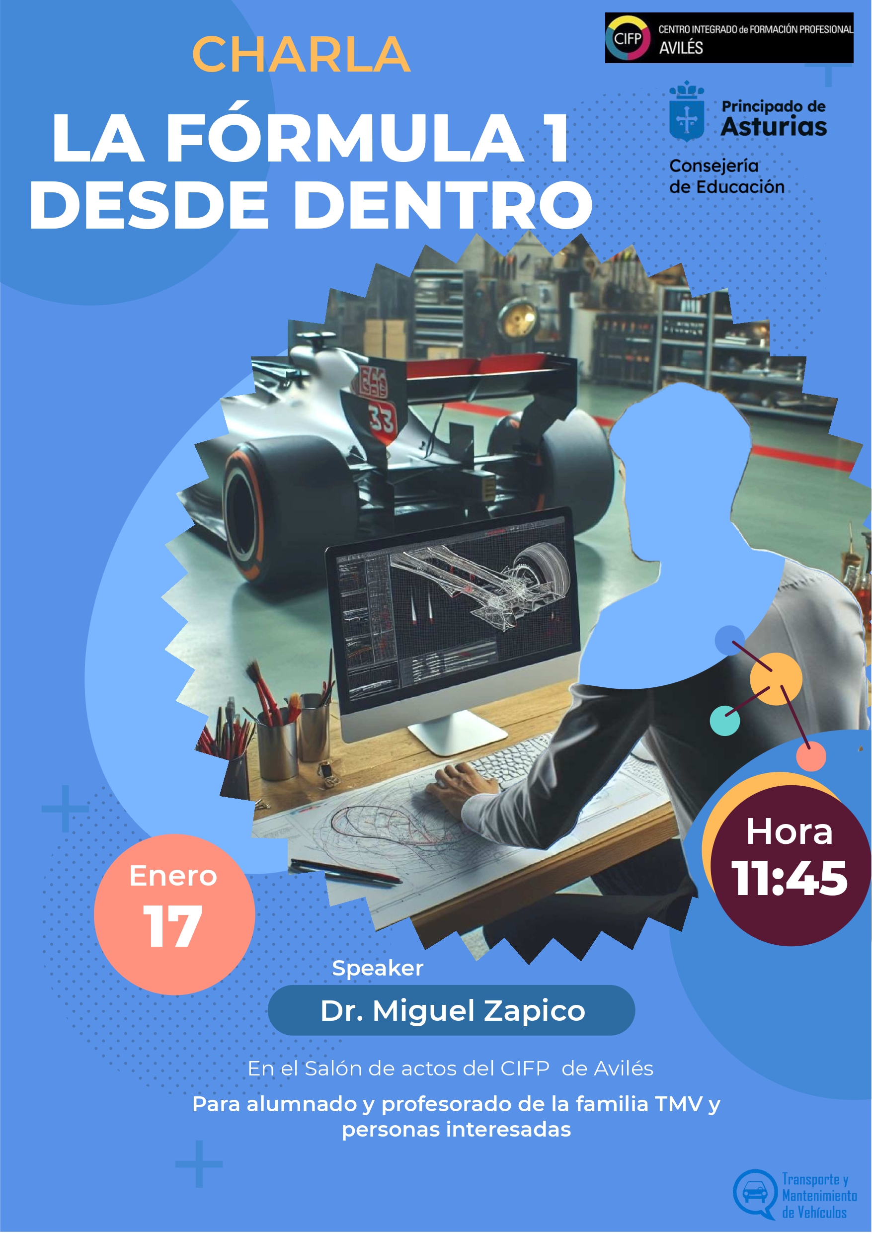 CHARLA «LA FÓRMULA 1 DESDE DENTRO»