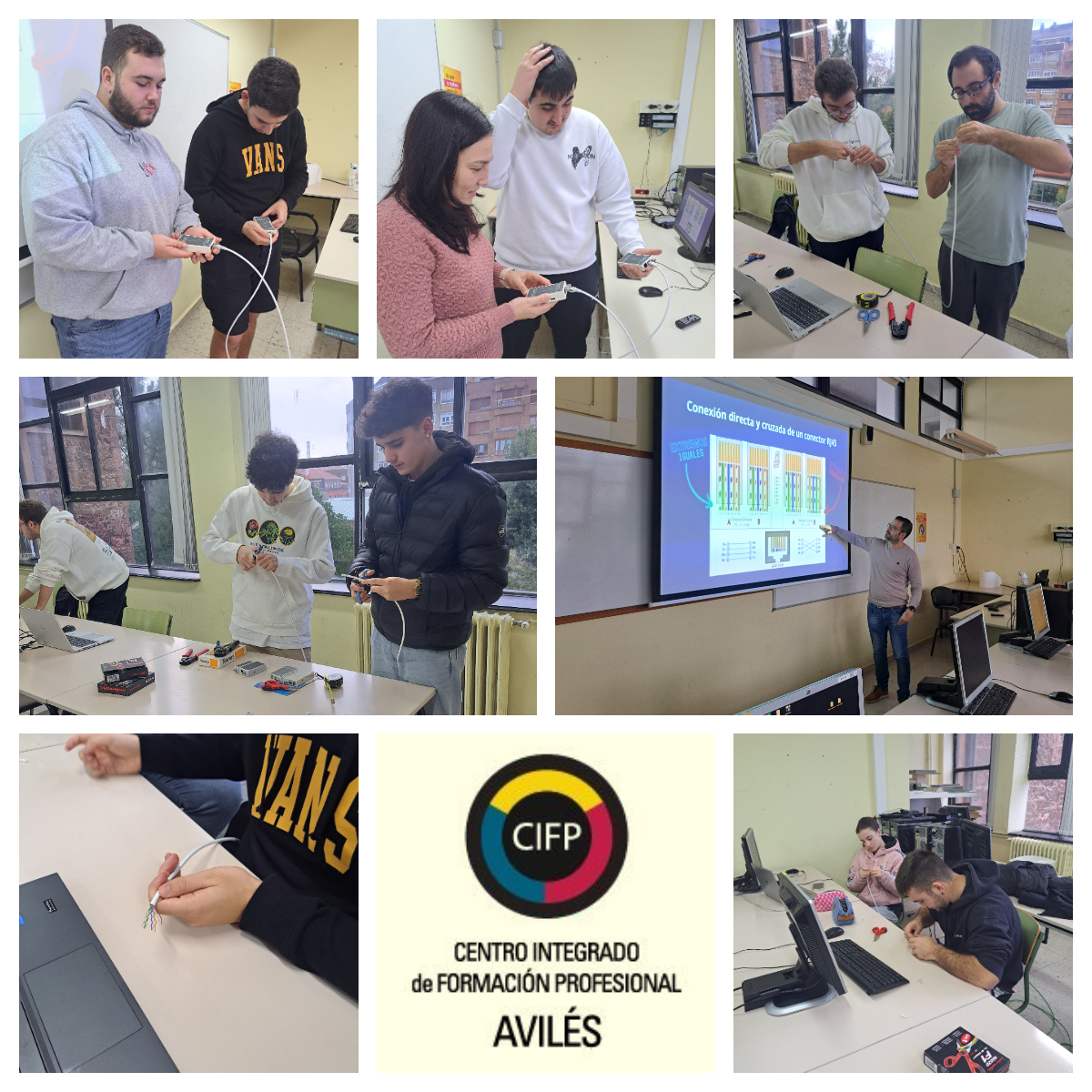 CONSTRUCCIÓN DE CABLES DE DATOS CON CABLE UTP MEDIANTE LA CODIFICACIÓN POR BANDAS Y CRIMPADO