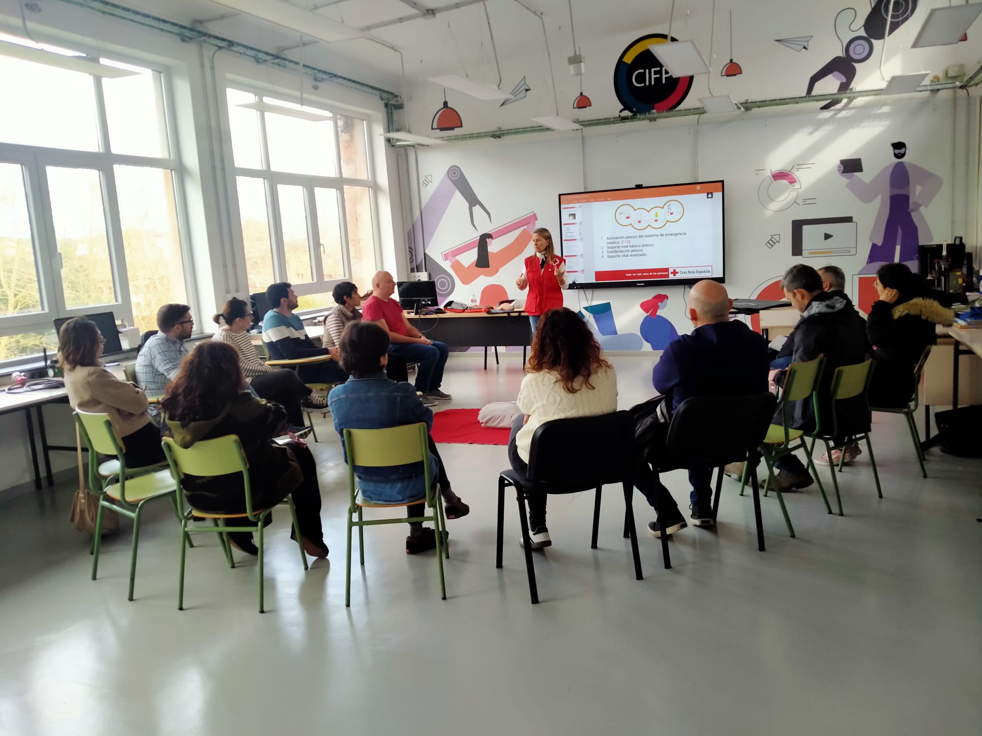 TALLER DE RCP Y MANIOBRA DE HEIMLICH